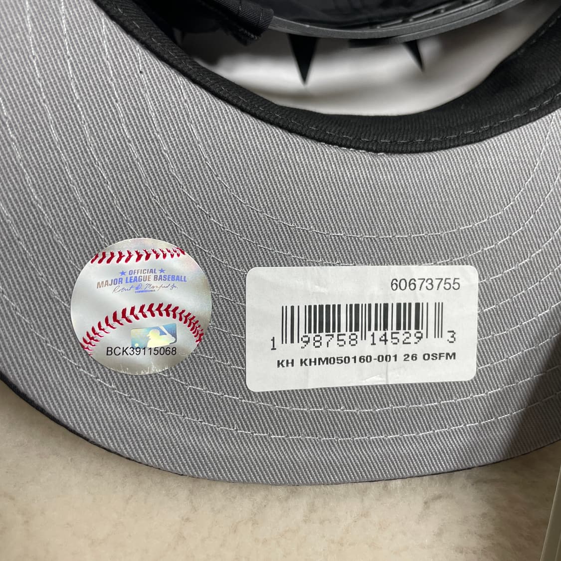 키스 x 뉴에라 뉴욕 메츠 나일론 블랙 상품이미지5