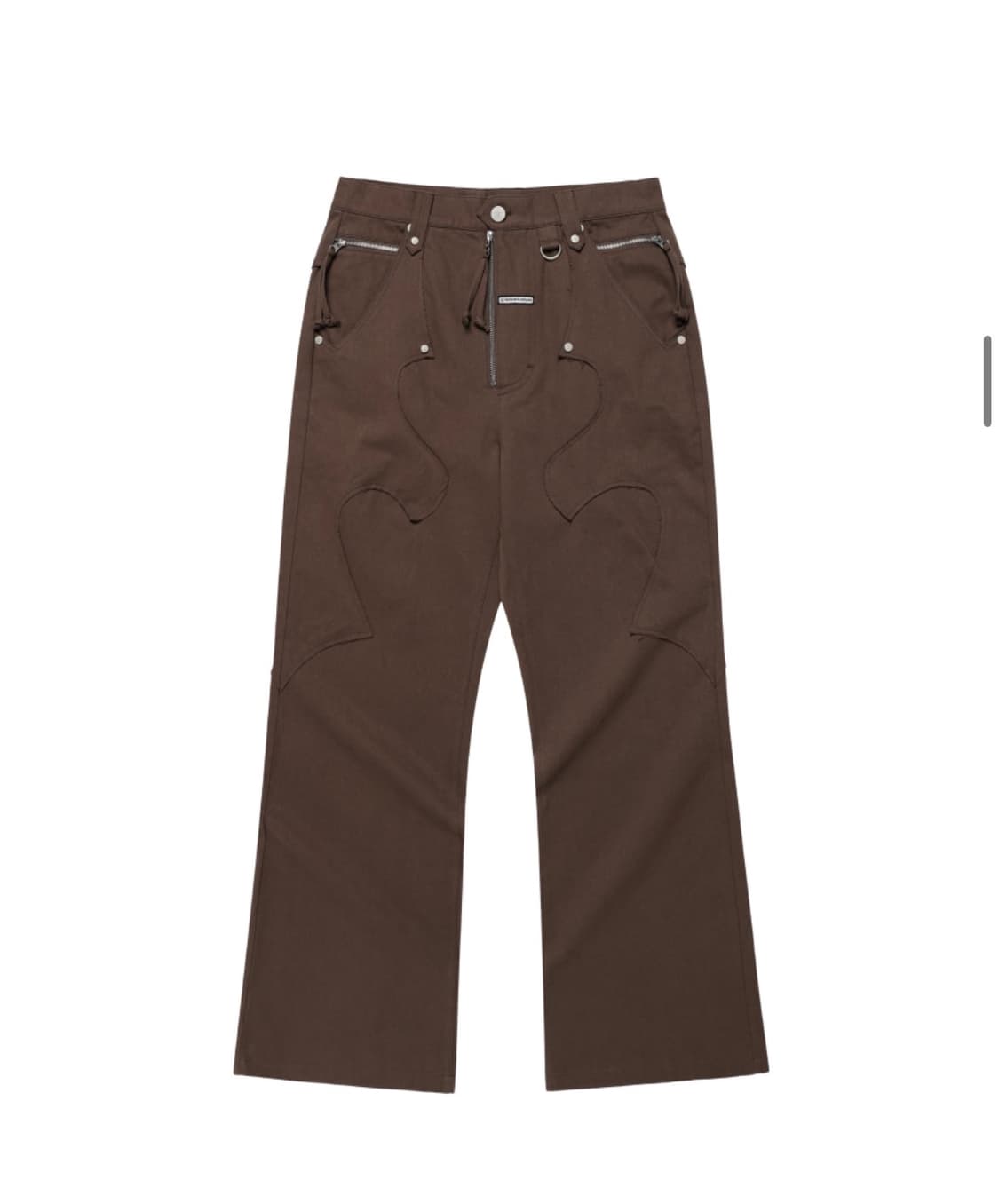 더바이닐하우스 웨스턴 부츠컷 팬츠 브라운 상품이미지1