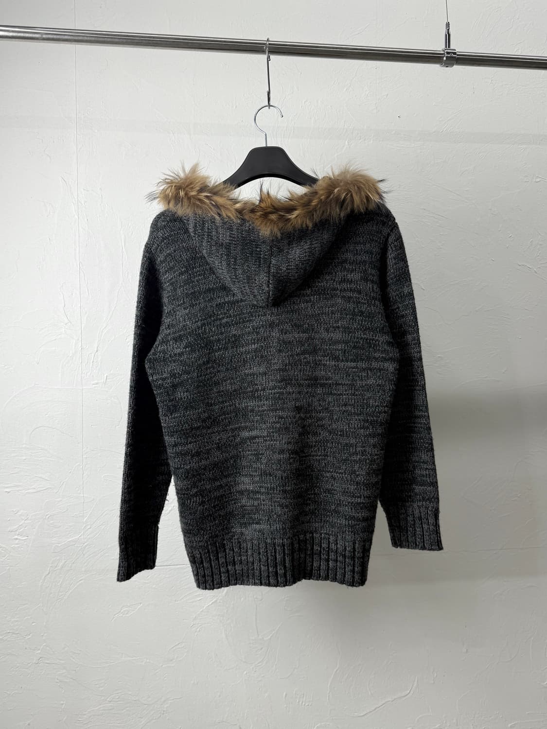 PPFM 투웨이 후드 니트 집업 상품이미지5