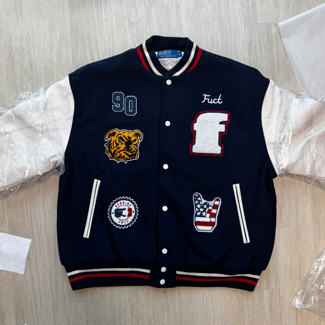 FUCT 퍽트 바시티 자켓 XL 상품이미지1