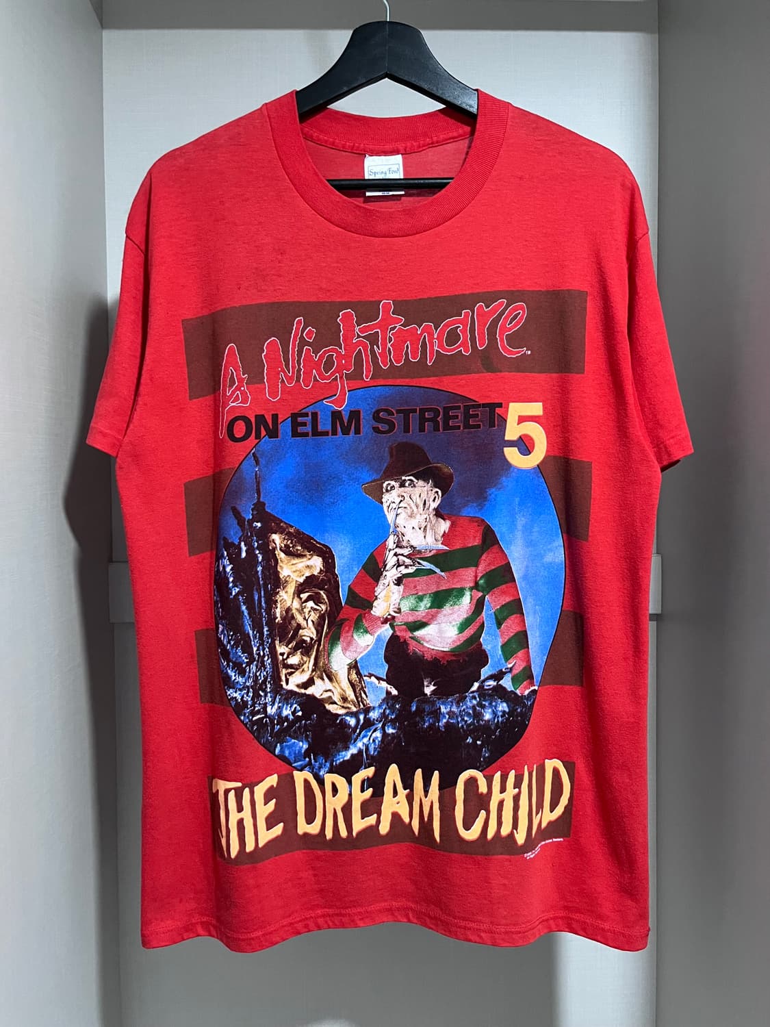 빈티지 80s 니아트메어 Freddy Krueger 공포 영화 티셔츠 상품이미지1