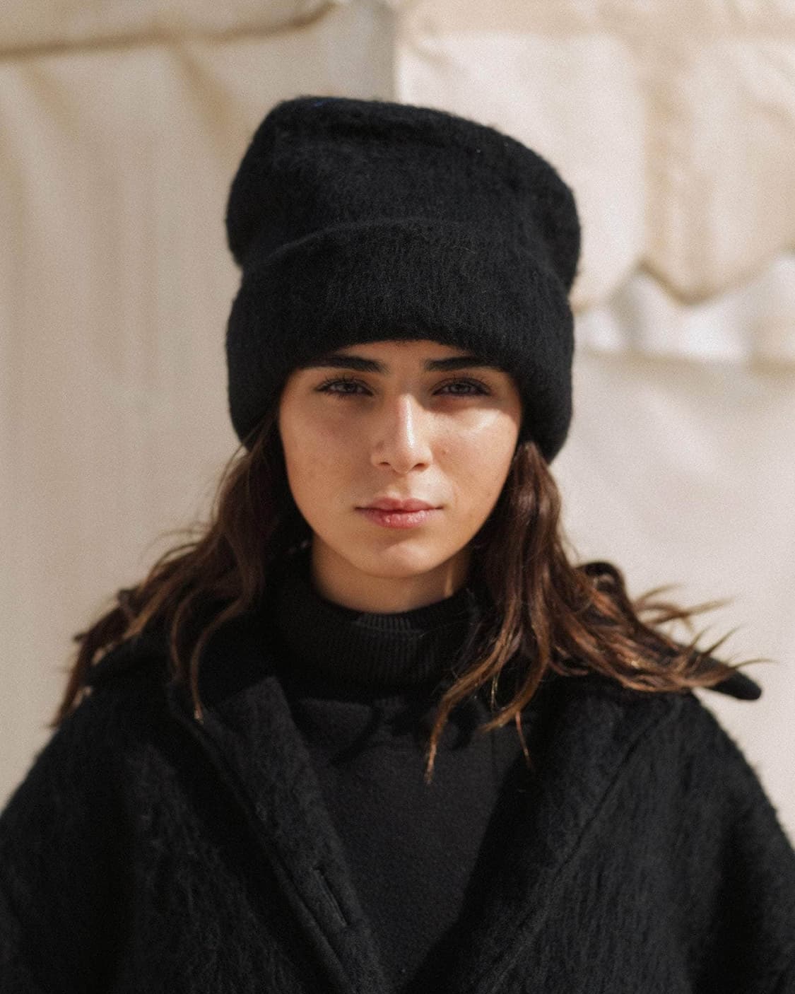 베이스레인지 25fw Ser 울 비니/블랙 상품이미지2