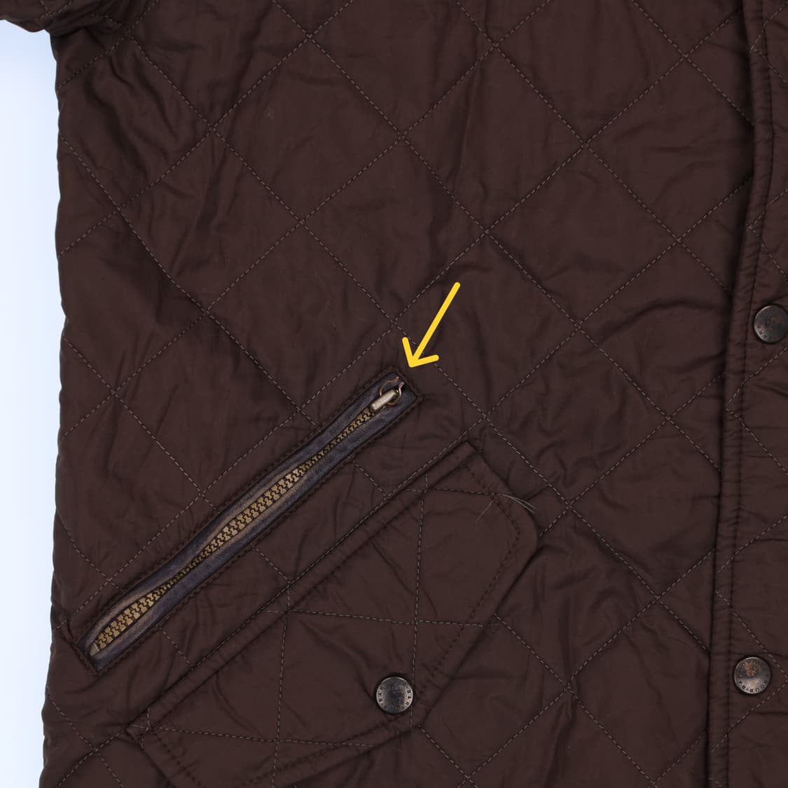 M 바버 코듀로이 퀄팅 패딩 N7295 상품이미지8