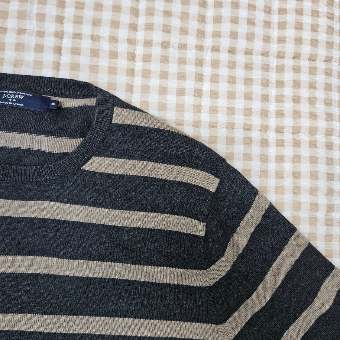 제이크루 긴소매 면니트 스워테 남자100 상품이미지3