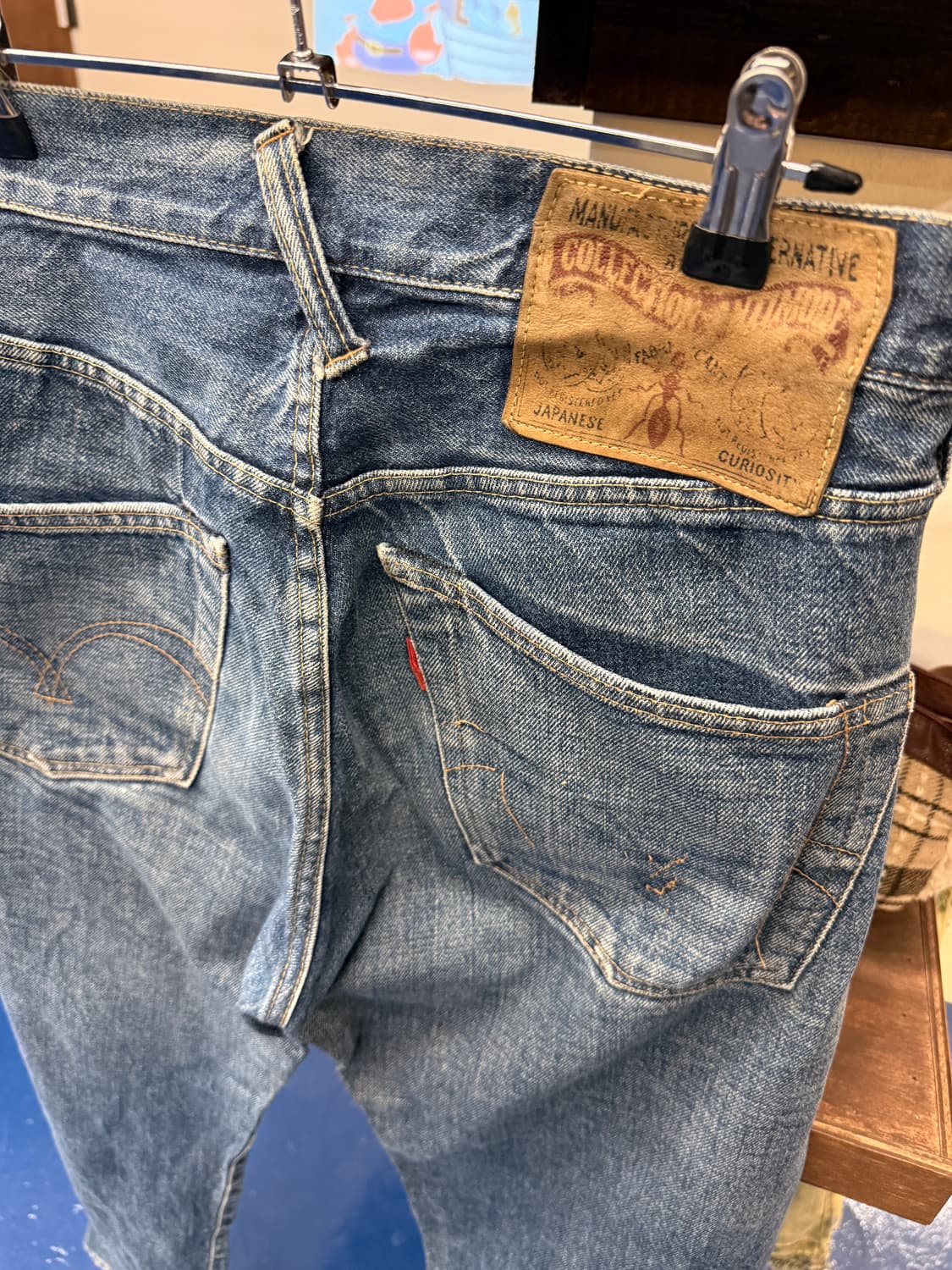 컬렉션 앤티모드 중청 데님팬츠 상품이미지5