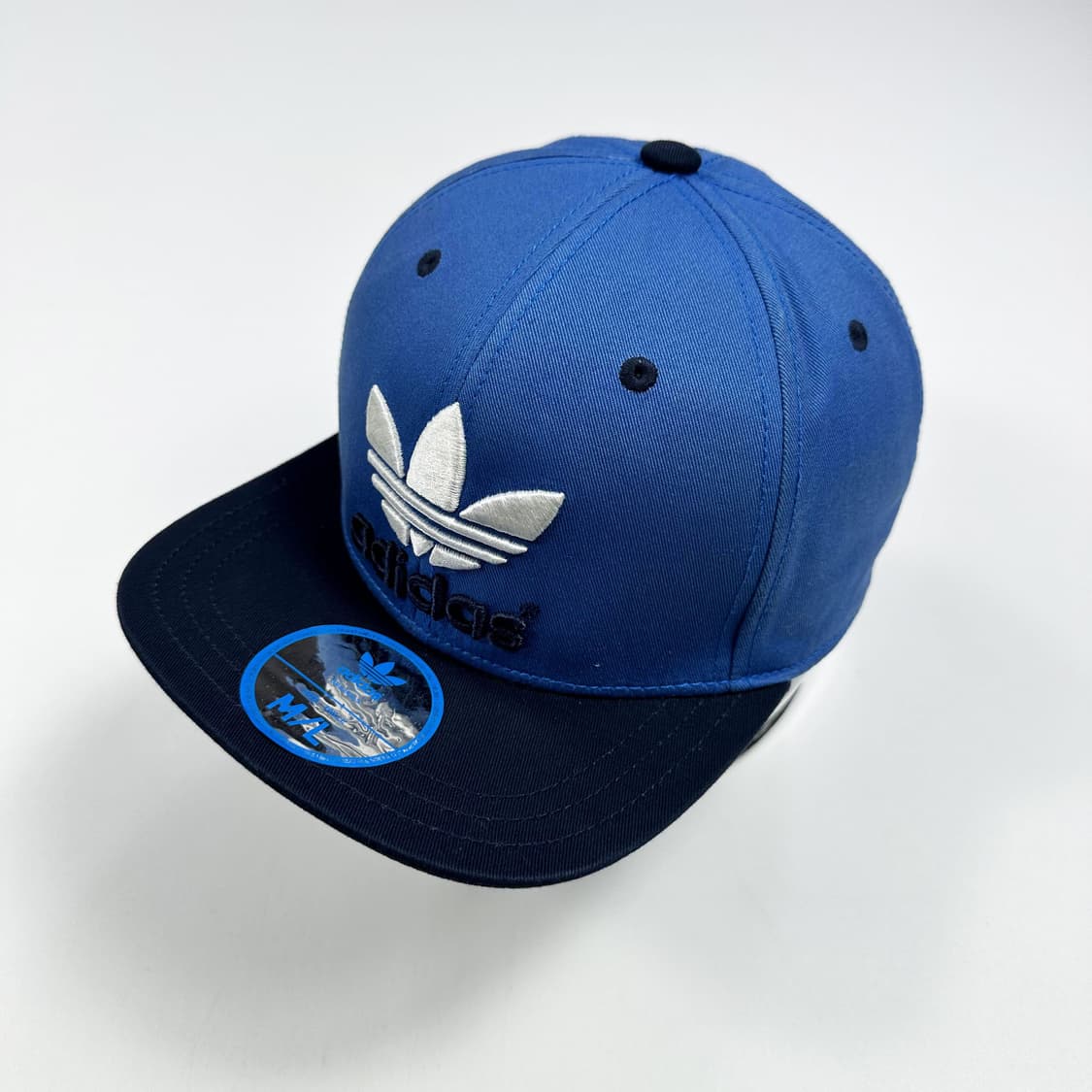 아디다스 트레포일 블루 스냅백 모자 상품이미지1