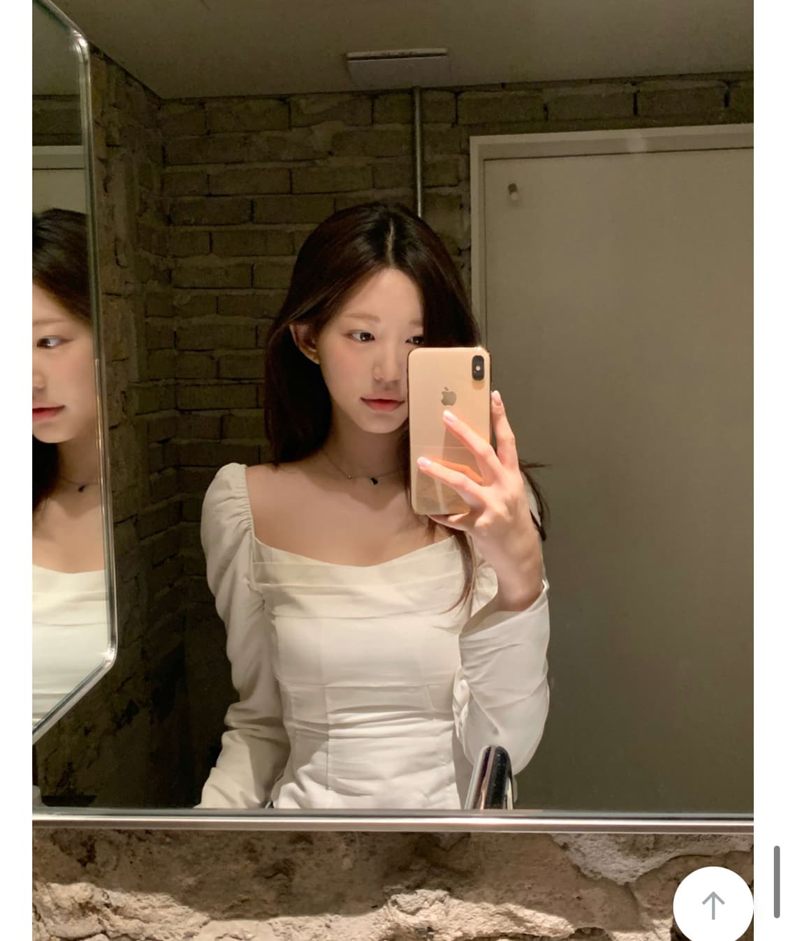 제니오 클린스퀘어 블라우스 아이보리 S 상품이미지5