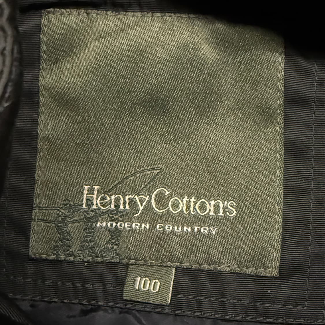 [정품/100] 헨리코튼 블랙 봄버 자켓 b16 상품이미지5