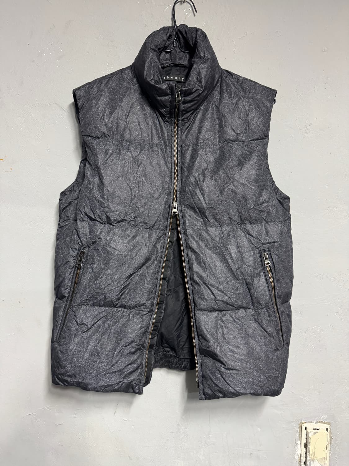 띠어리 패턴 투웨이 패딩 베스트 xs 상품이미지2