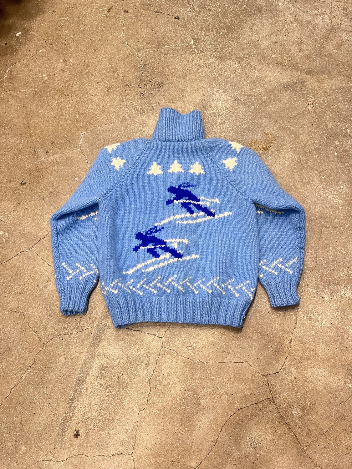 (rare) 코위찬 스키 니트 집업 상품이미지5