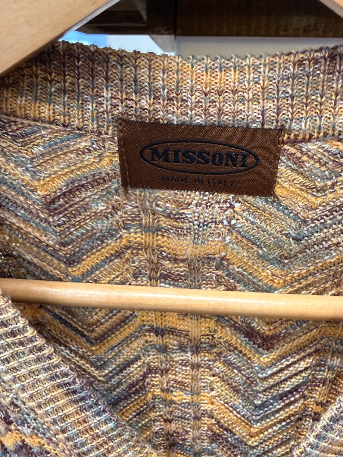Missoni 미쏘니 히피 니트 조끼 가디건 상품이미지4
