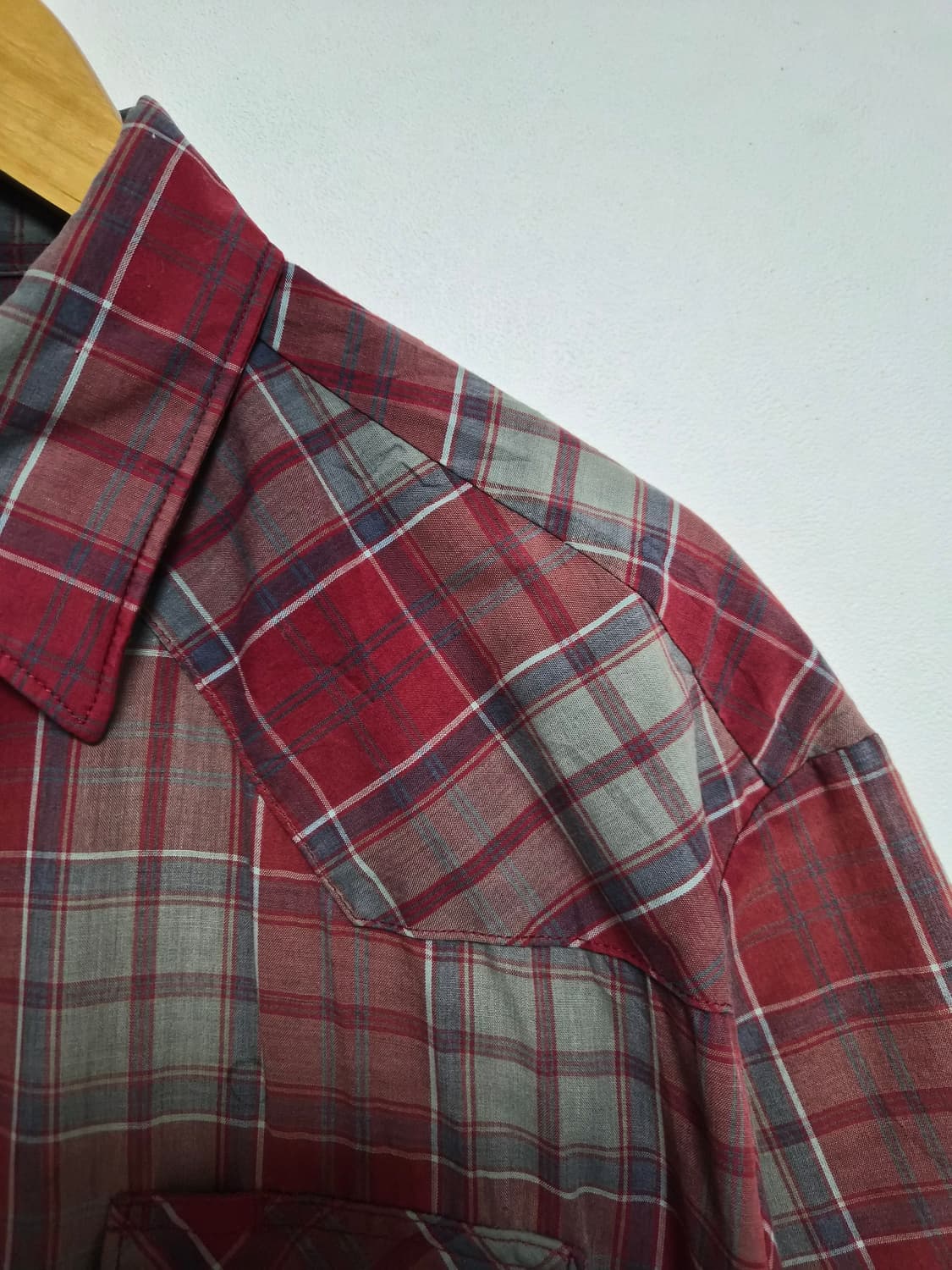 랭글러Wrangler 반팔 웨스턴 셔츠 XL사이즈 - T161 상품이미지3