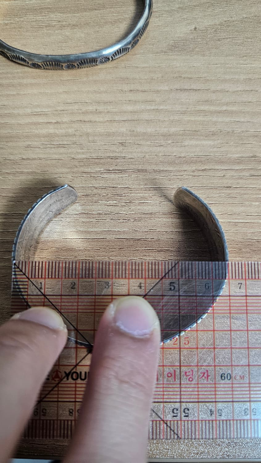 조실버 네이티브 아메리칸 터키석 뱅글 상품이미지4