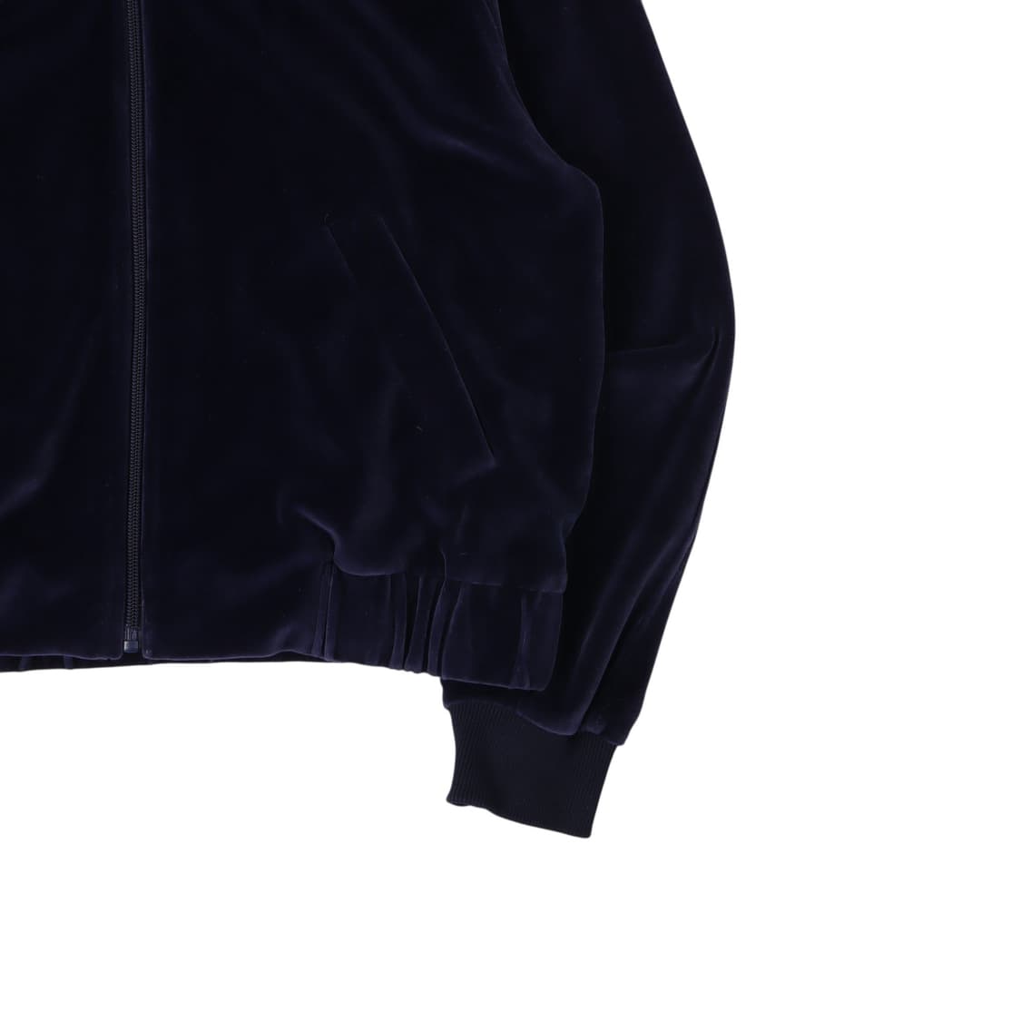 라코스테 우먼스 네이비 벨벳 후드집업 상품이미지4