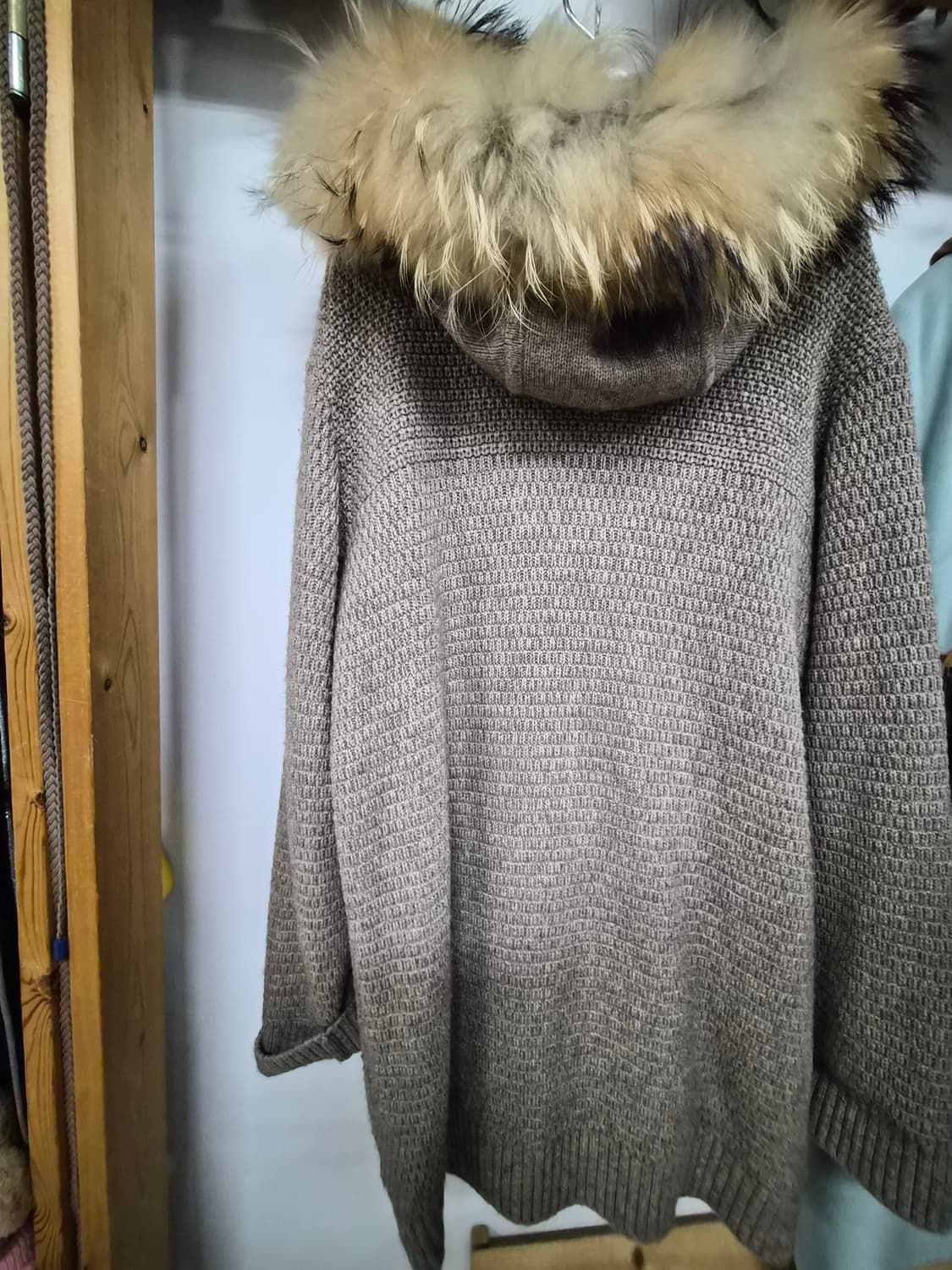 보그너 캐시미어 방풍 후드집업 니트. 후드퍼탈부착가능 상품이미지8