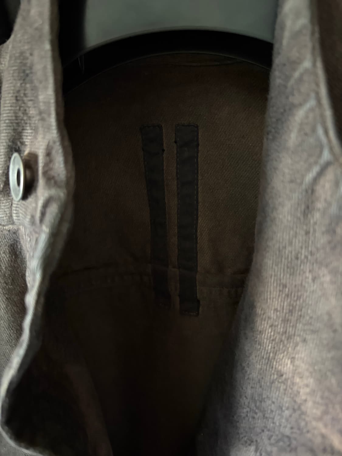 릭오웬스 사선 하이넥 자켓 상품이미지3