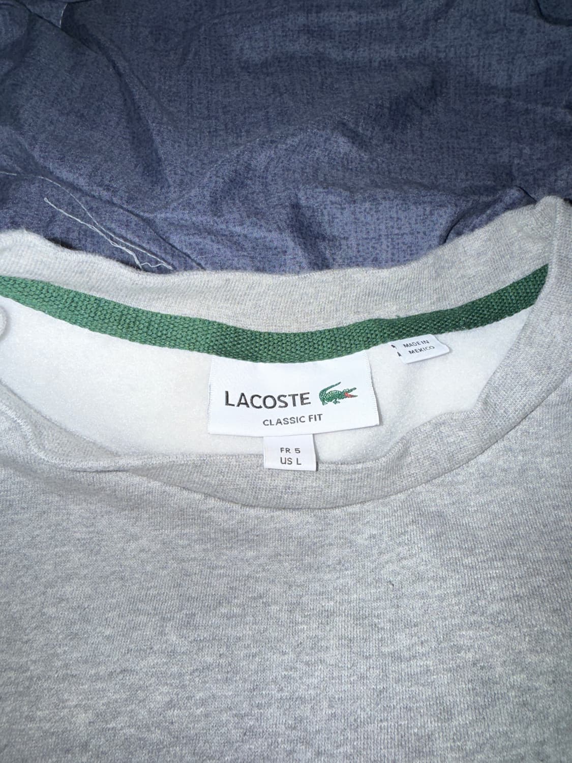 라코스트 기모 맨투맨 상품이미지3