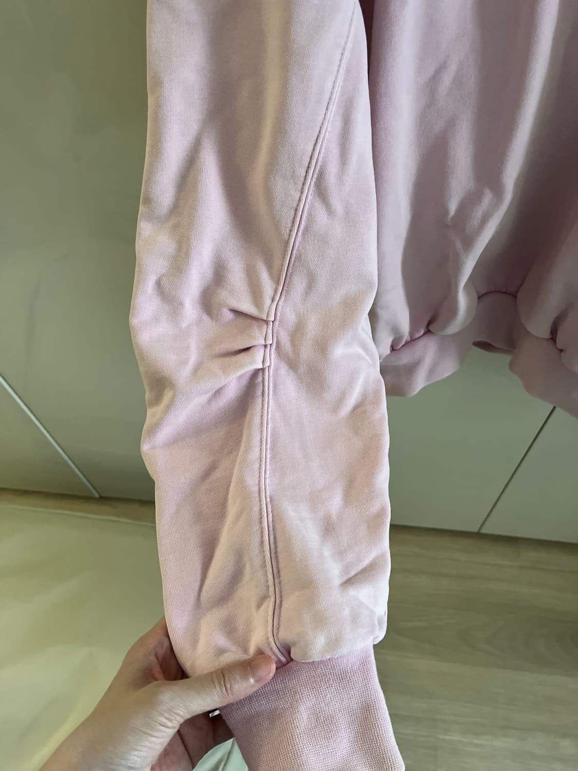 핑크 후드 집업 상품이미지2