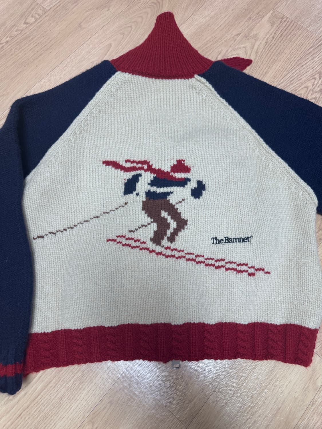 투웨이 니트 집업 상품이미지2