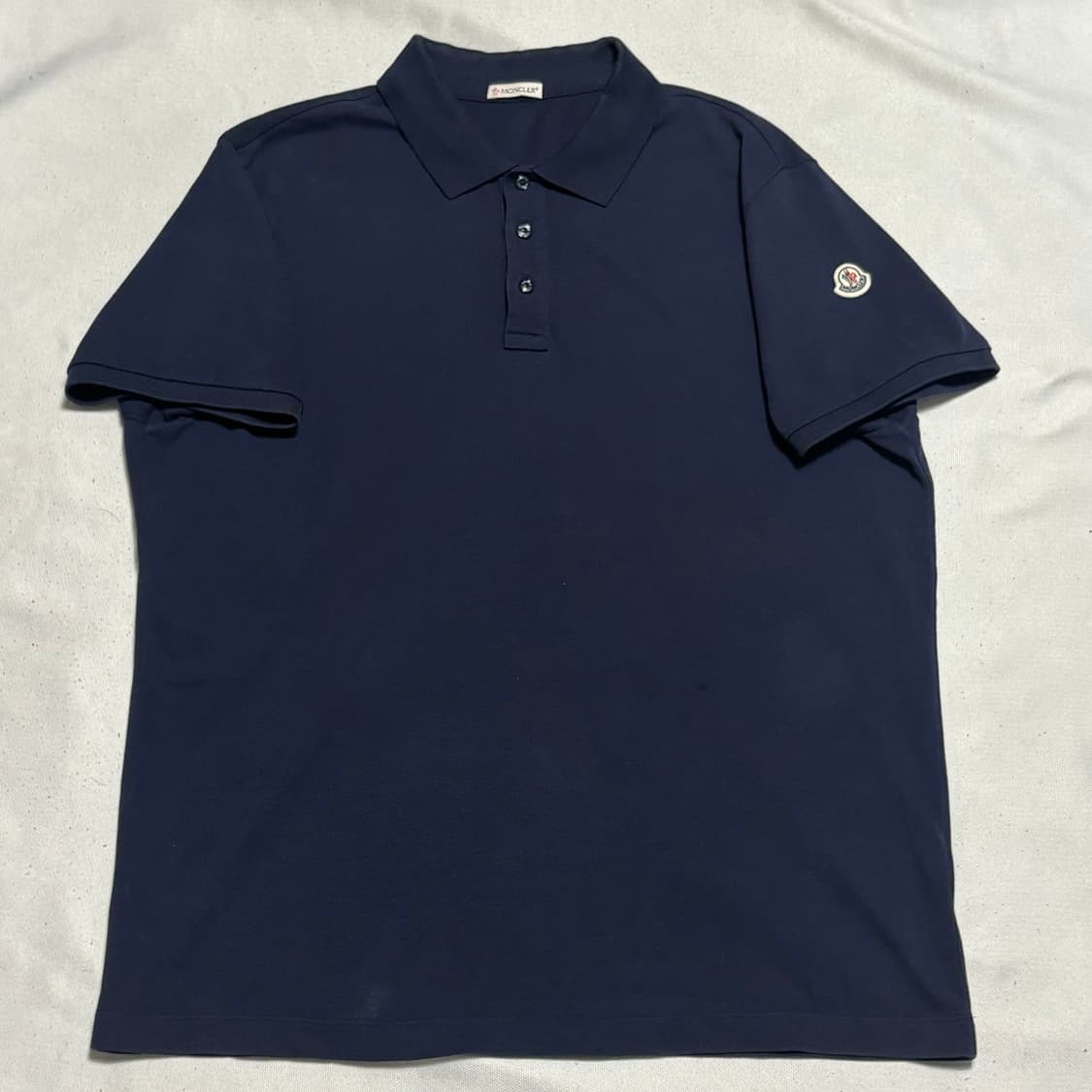 XL 몽클레어 네이비 카라티셔츠 상품이미지2