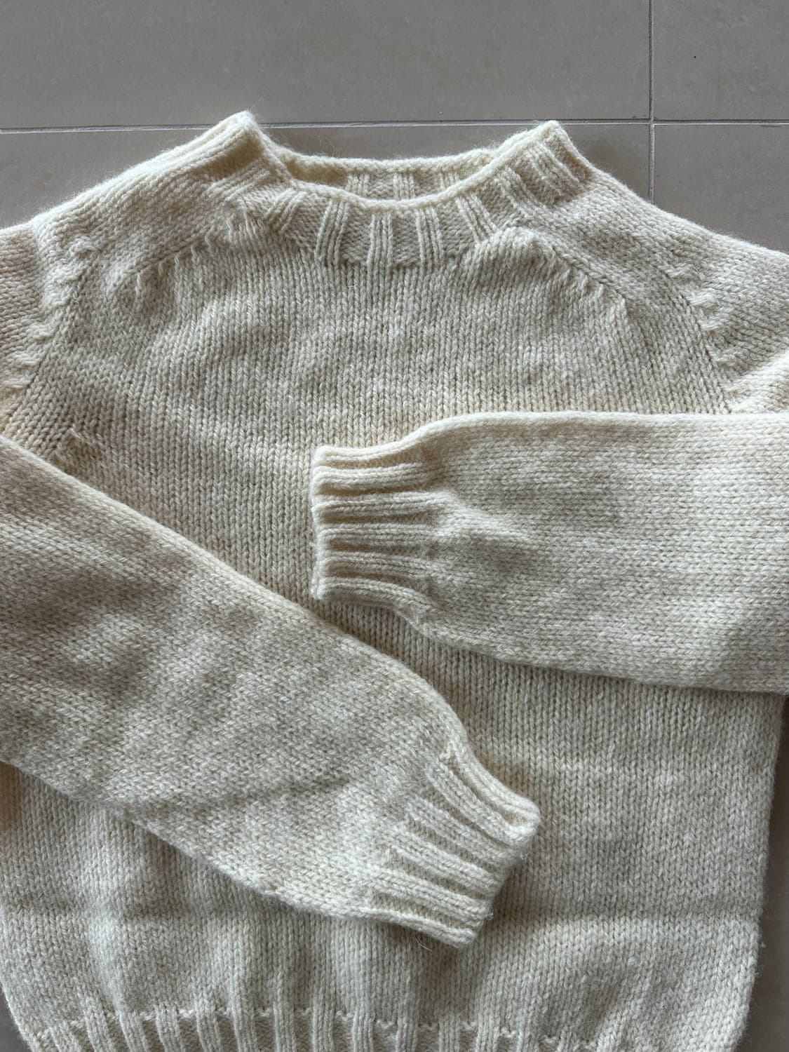 Harley of Scotland Aran knit S size 상품이미지2