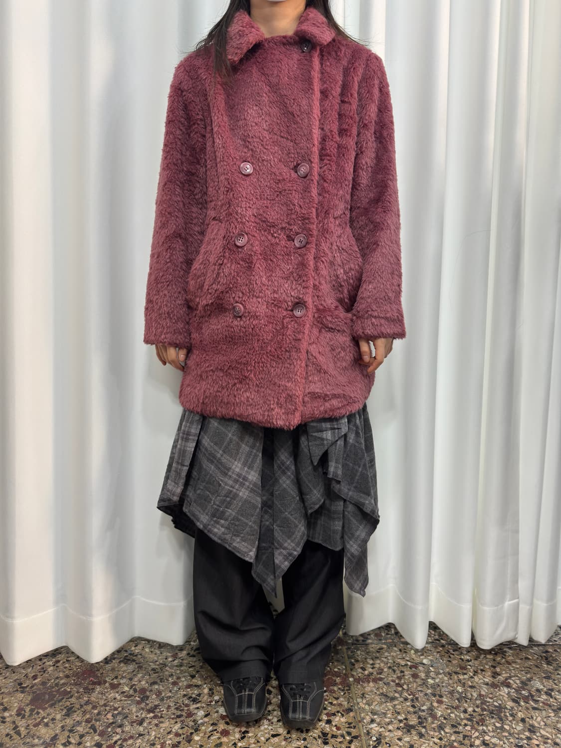 doclasse pink fur coat 상품이미지1