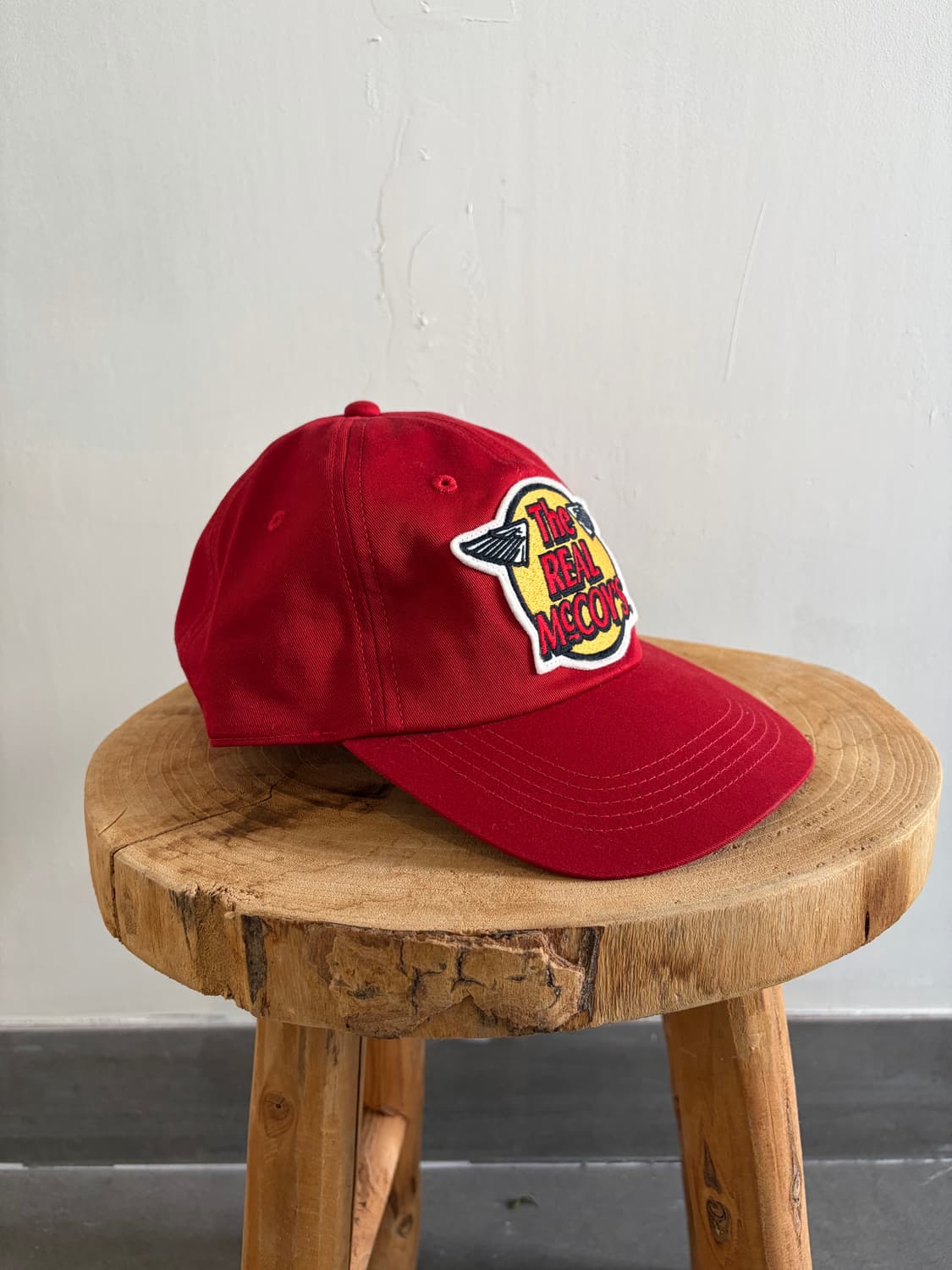 리얼맥코이 윙로고 볼캡 레드 상품이미지2