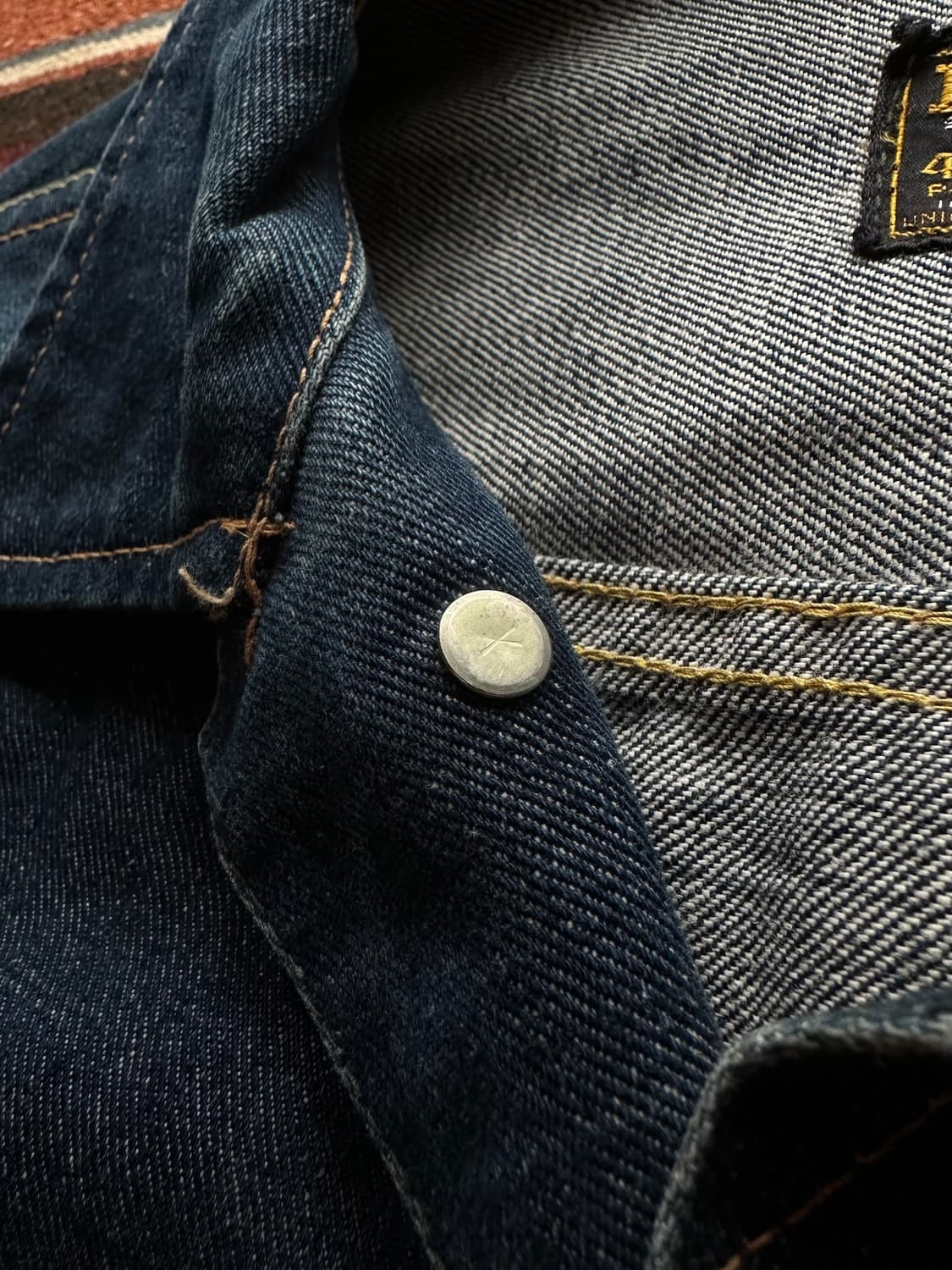 60s USA LEE 101J Denim Jacket 상품이미지5