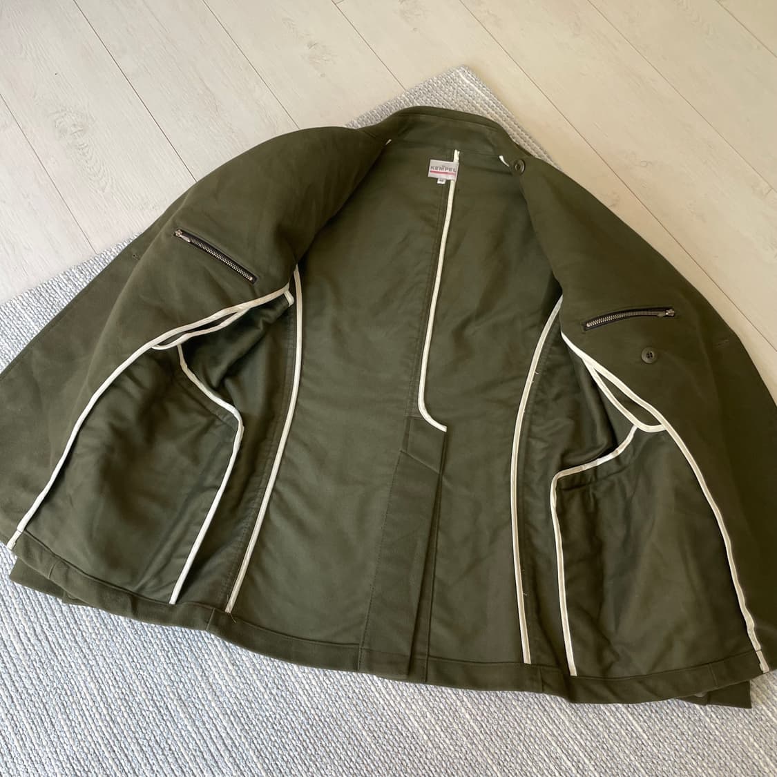 Kempel 켐펠 몰스킨 더블브레스티드 하프코트 상품이미지8