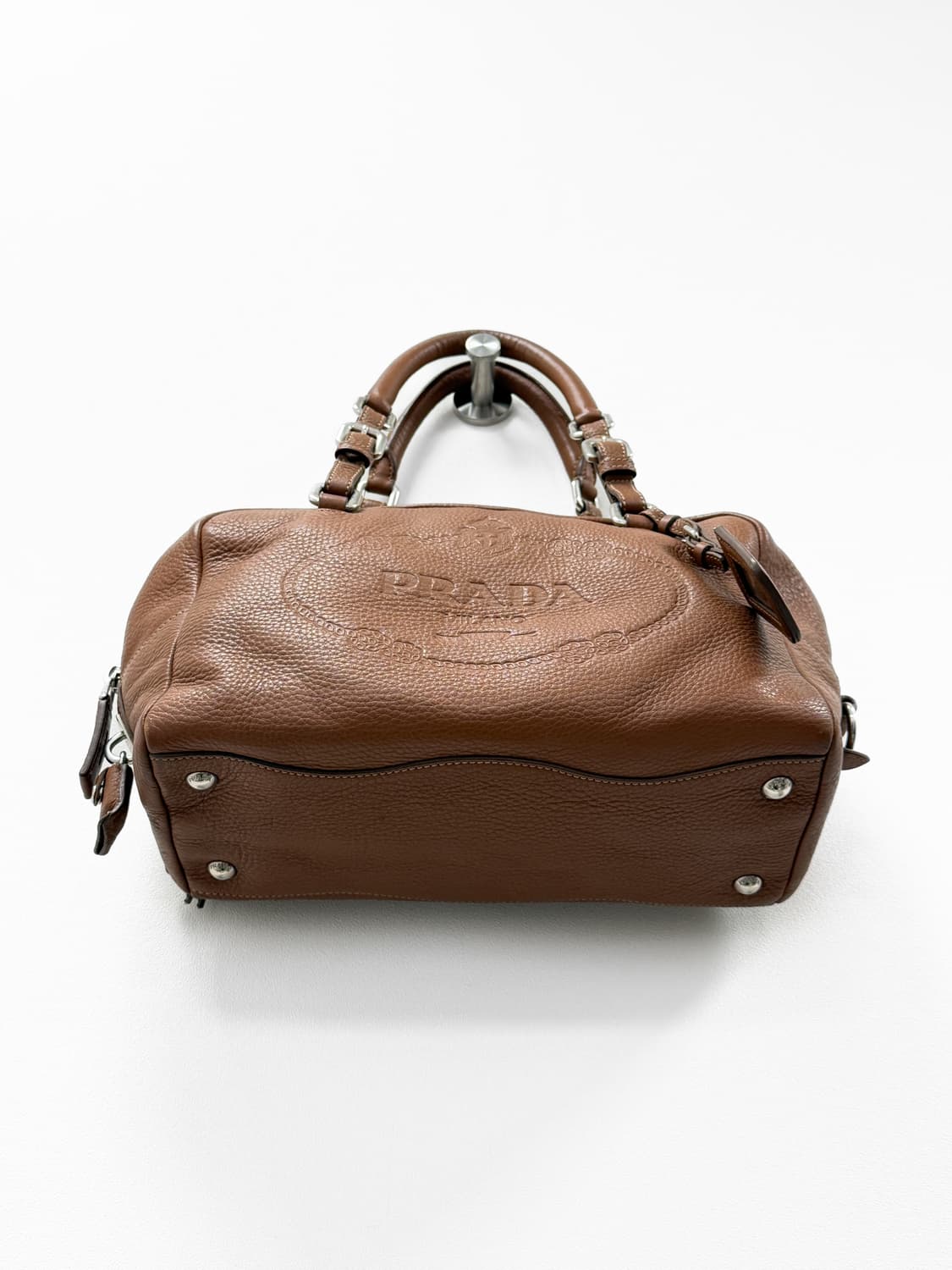 프라다 비텔로 다이노 로고 토트백 BR3091 상품이미지5