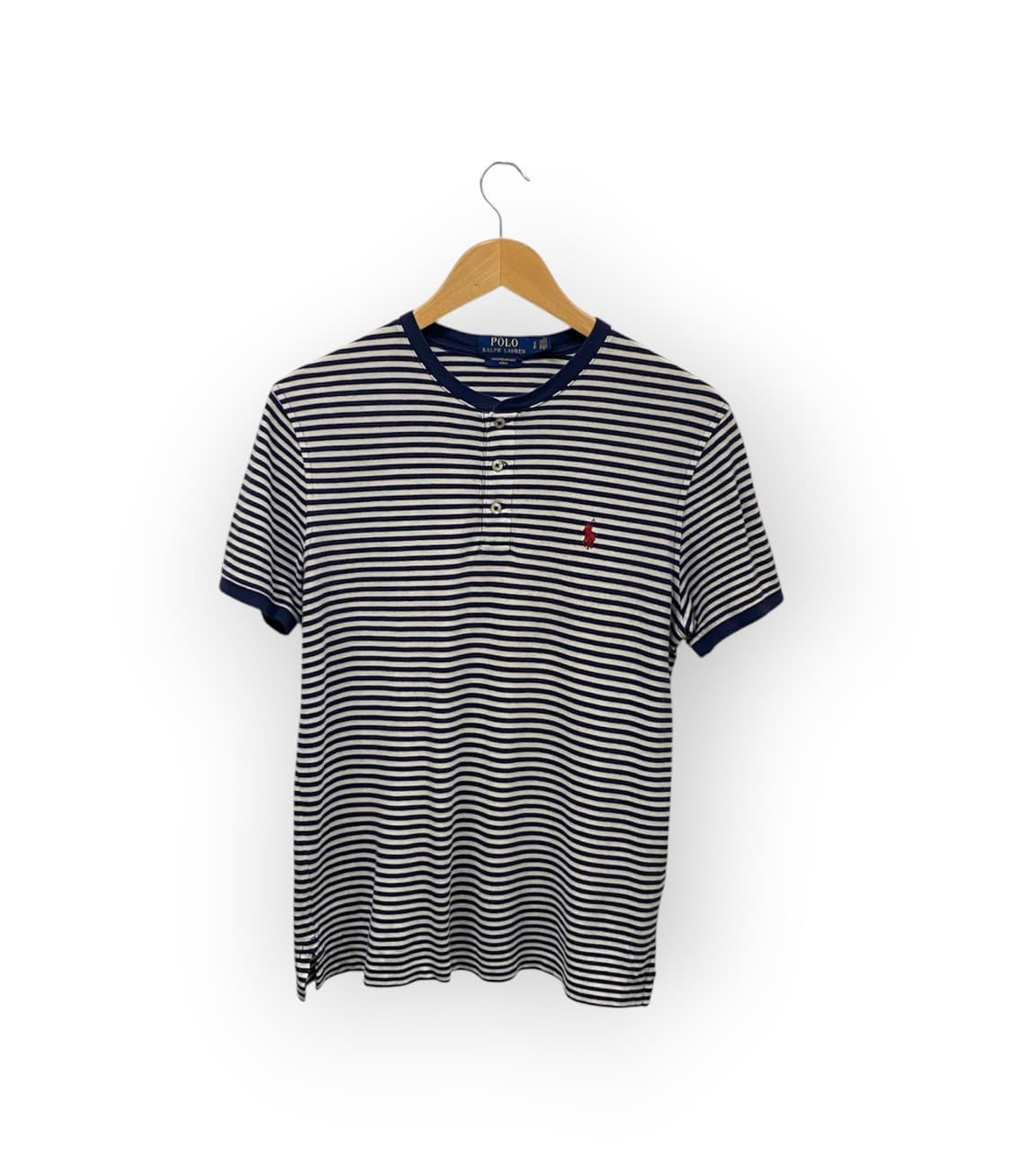 No.-A125.  ■ 폴로 랄프로렌 스트라이프 헨리넥 티셔츠 S  ■ 상품이미지1