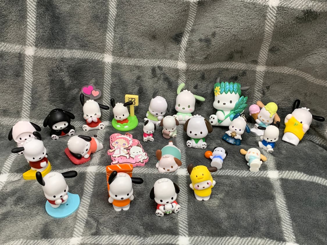 산리오 포차코 피규어 일괄 상품이미지1