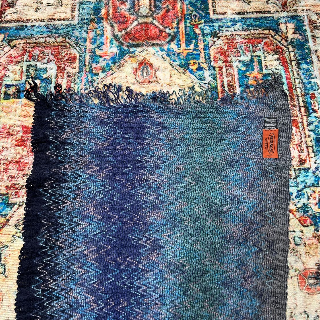 [OS] 미쏘나 그라데이션 패턴 머플러 상품이미지2