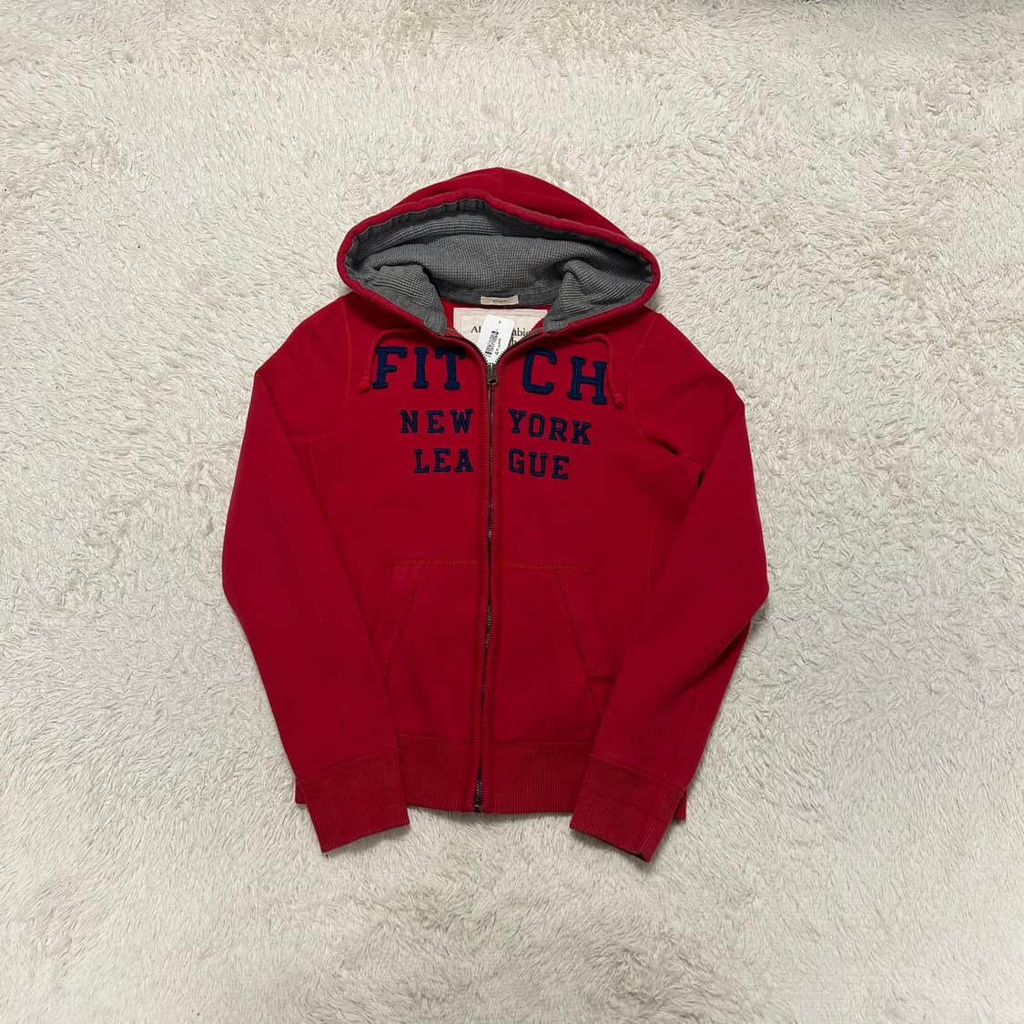 Abercrombie Red Hood Zip-up 상품이미지4