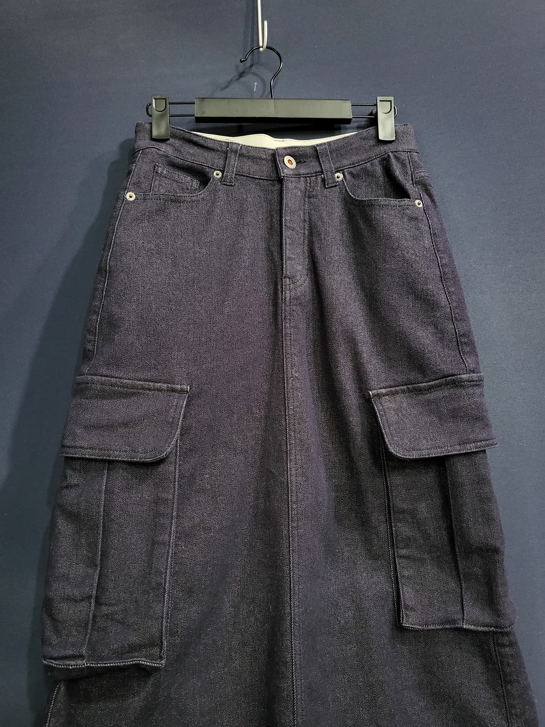 맥우드건 카고 데님스커트 상품이미지2