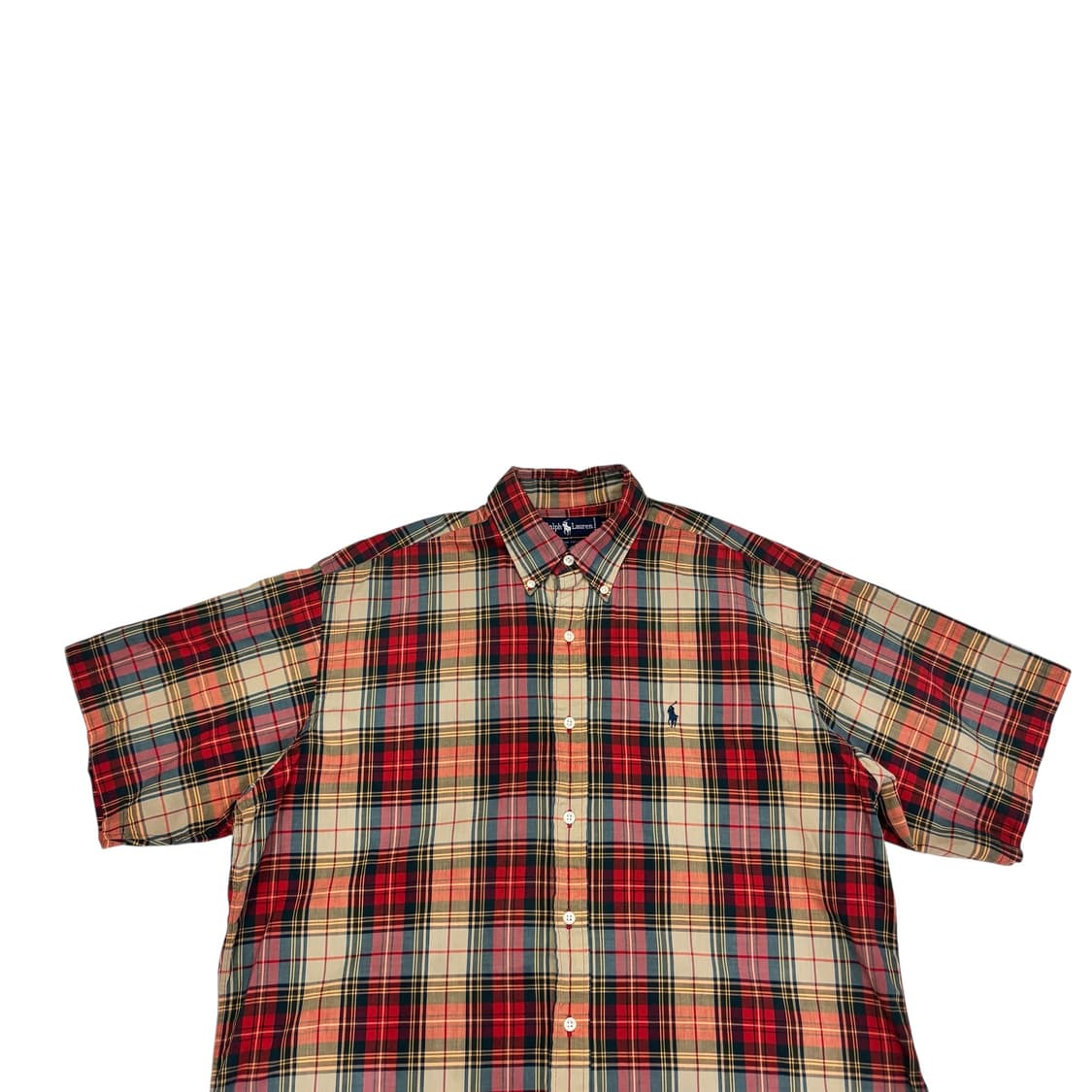 폴로 랄프로렌 반팔 마드라스 체크 셔츠 상품이미지2