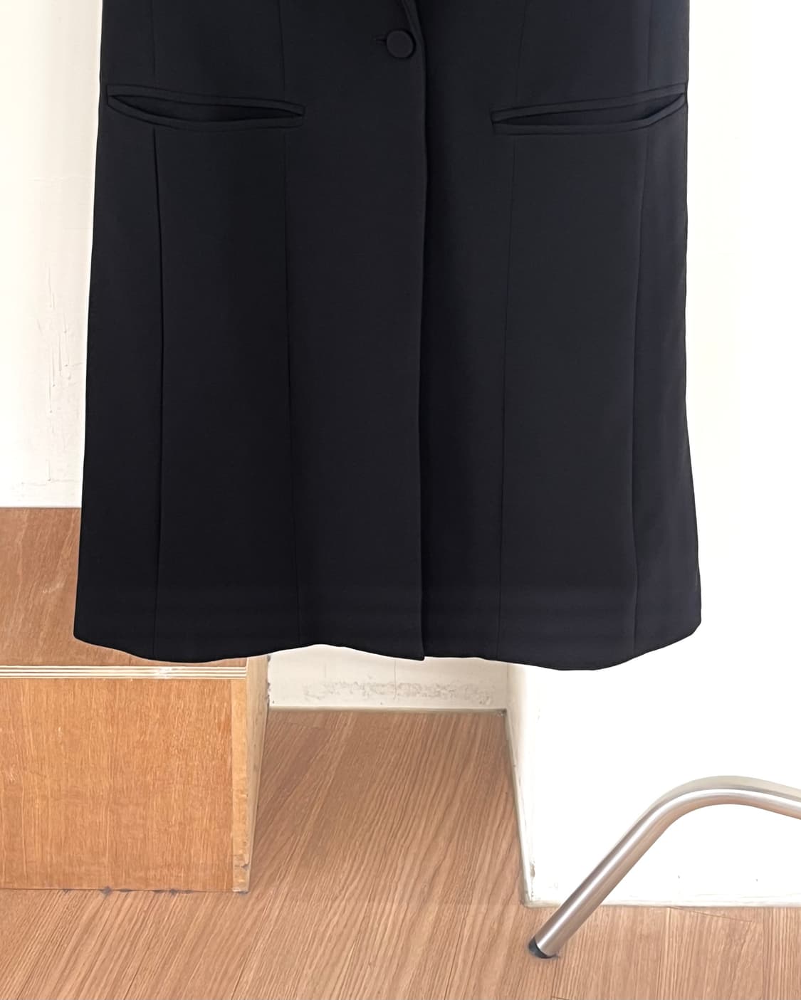 알렉산더 왕 블랙 슬리브리스 롱 베스트 상품이미지5