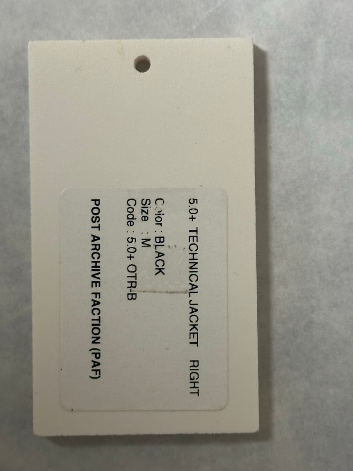 포스트 아카이브 팩션 5.0 테크니컬 자켓 M 상품이미지3