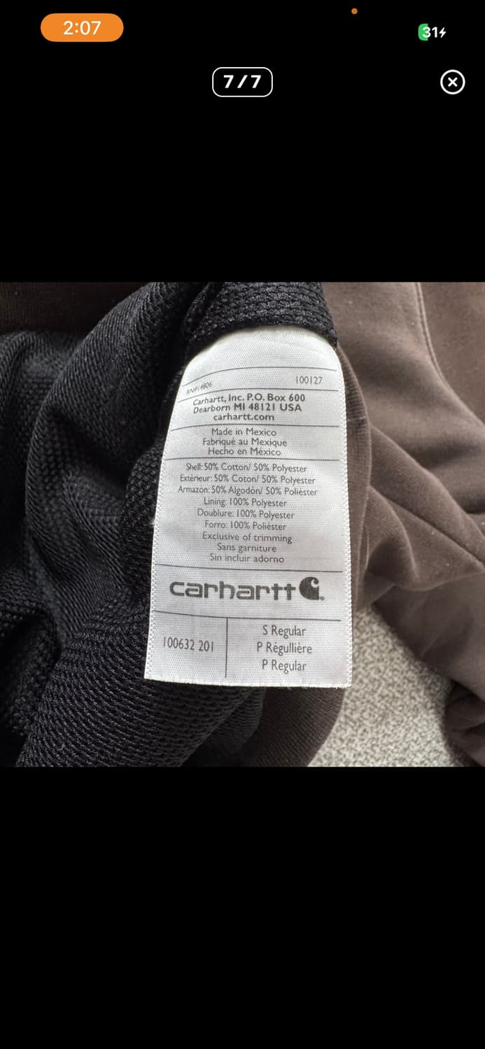 칼하트 후드집업 상품이미지7