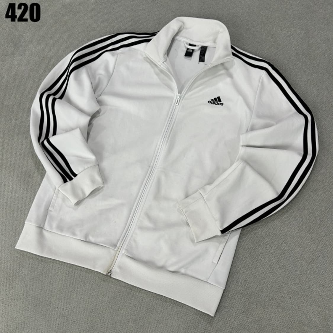 아디다스 삼선 화이트 트랙탑  상품이미지1
