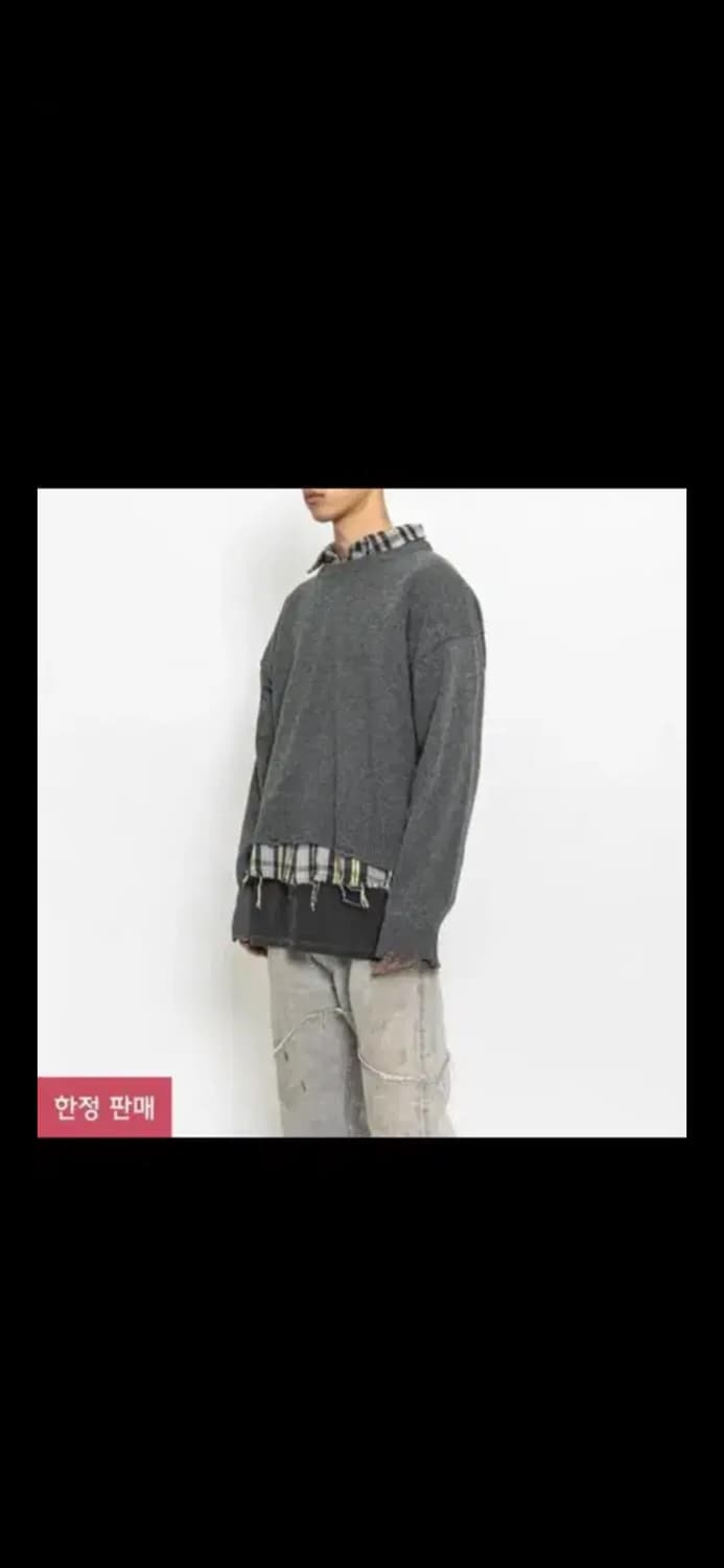 [새상품] 선데이 후르츠 마켓 크롭 회색 그레이 니트 스웨터 m 상품이미지6