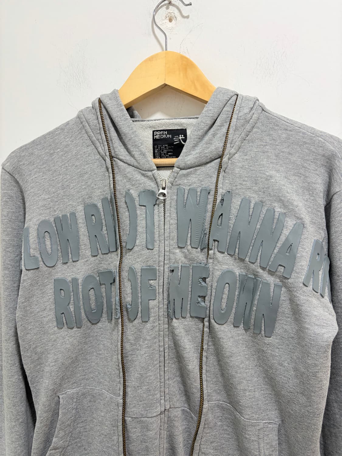 00s PPFM 아카이브 더블지퍼 후드집업  상품이미지7