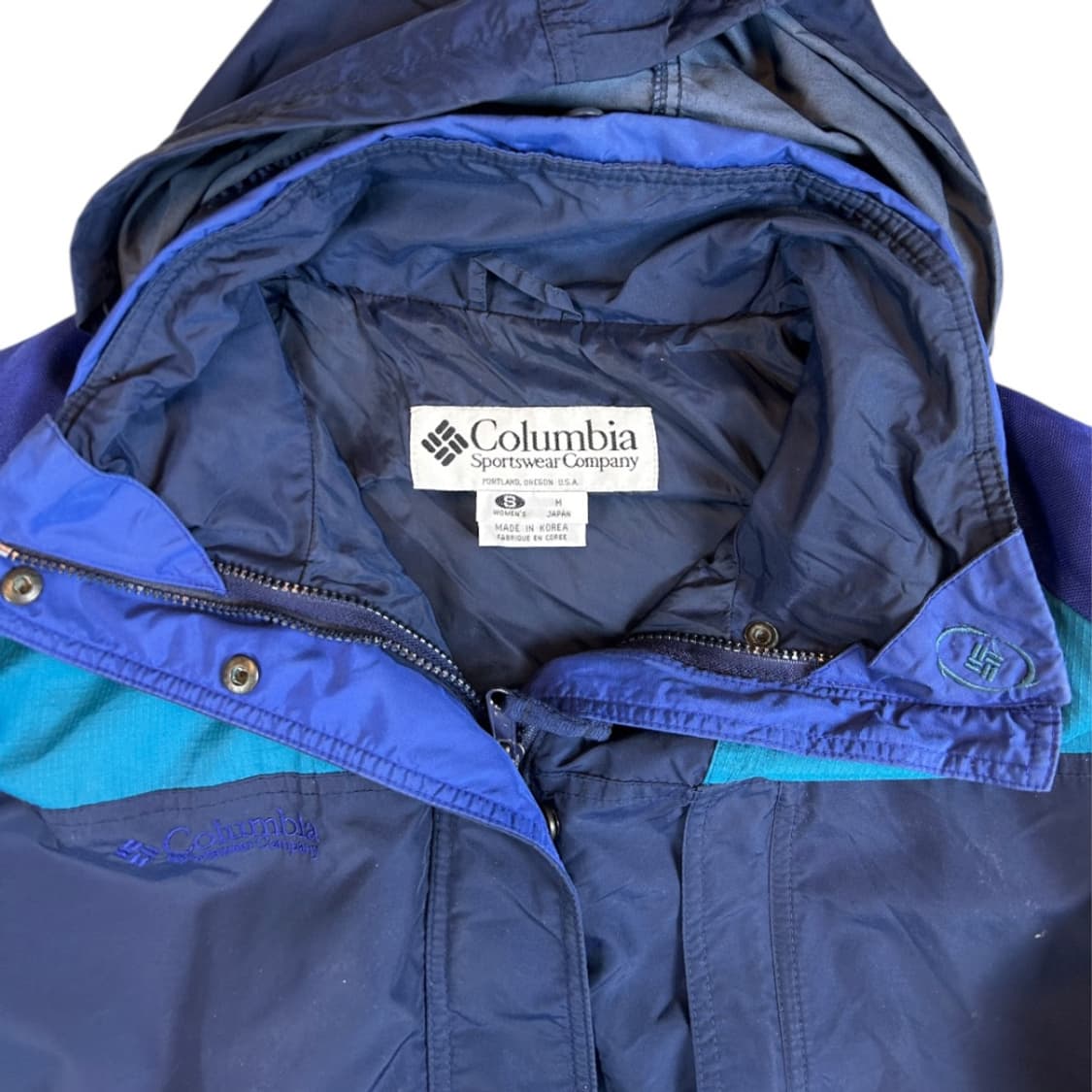 (W-SM) 콜롬비아 90s 컬러 블록 빈티지 자켓 OJ-019 상품이미지3