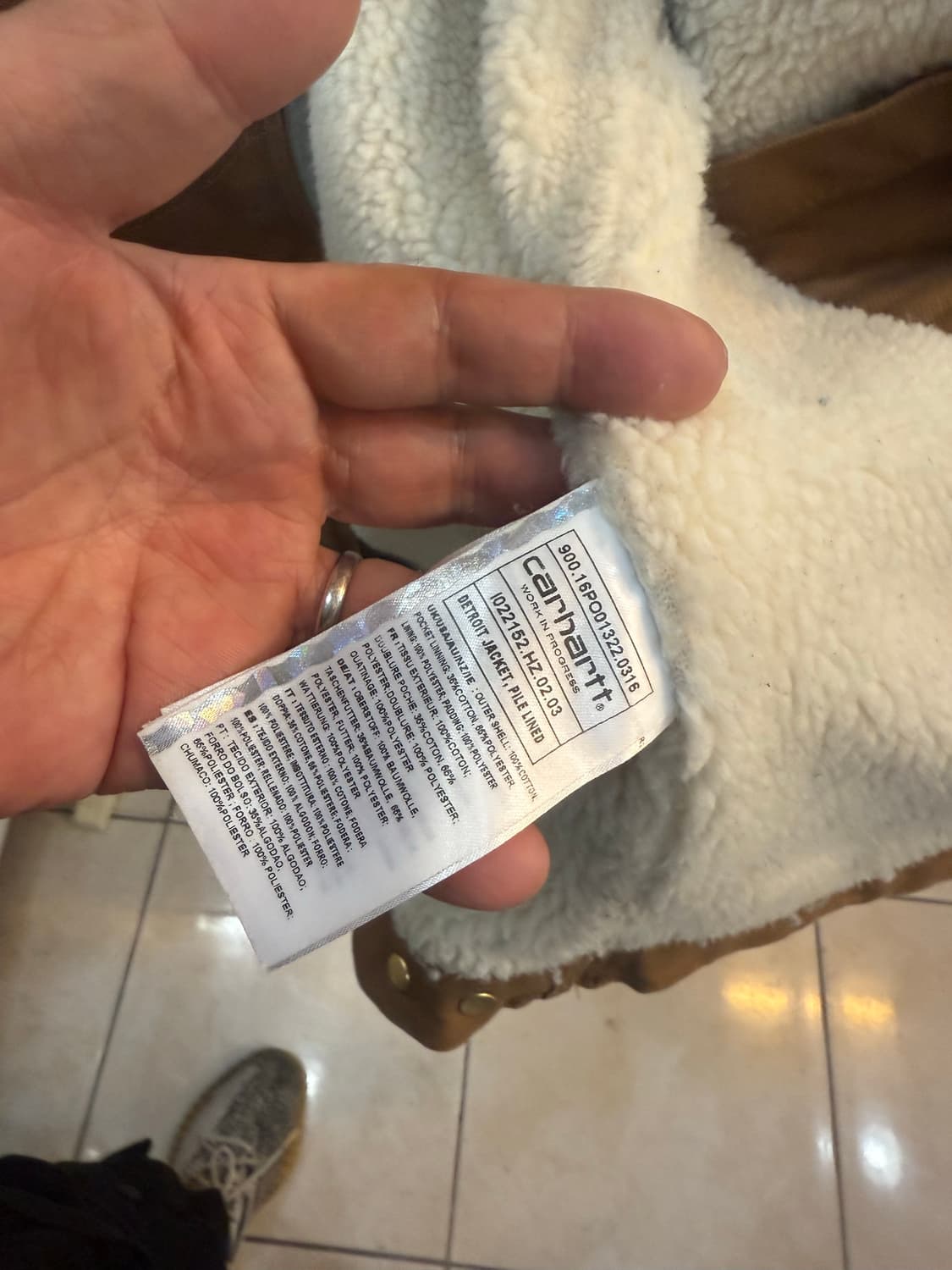 95 정품 칼하트 디트로이트 원터 팝니다 상품이미지5