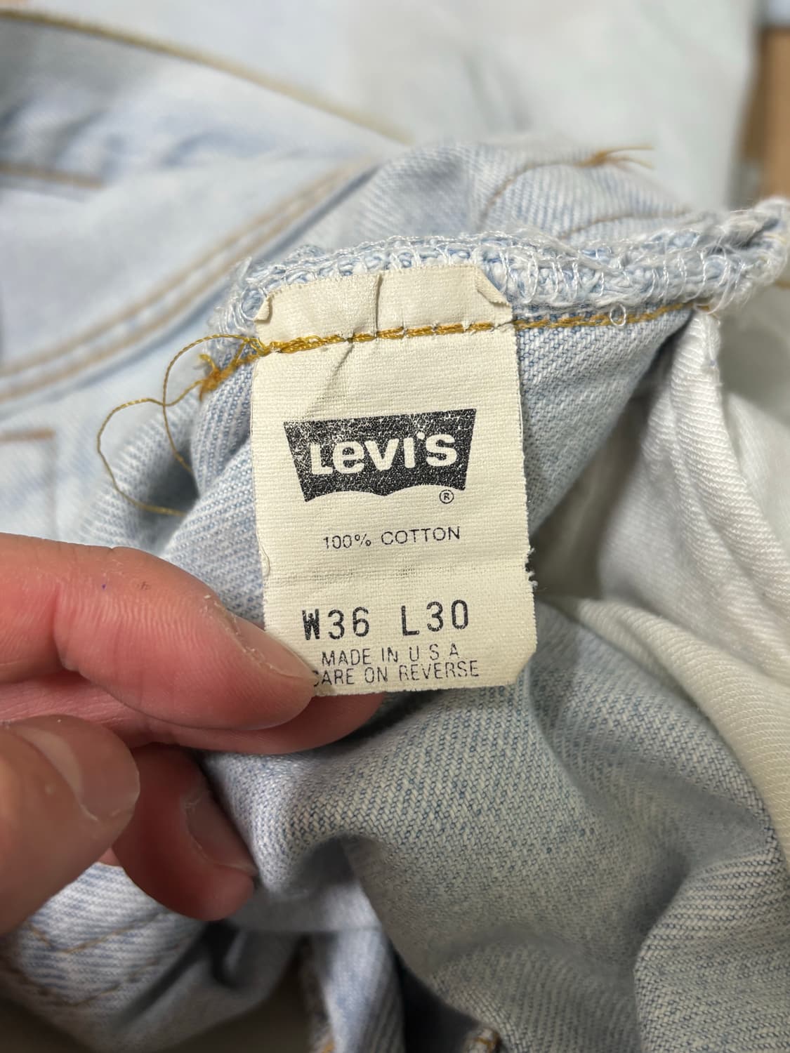 90s Levi’s usa 501 아이스블루 상품이미지6