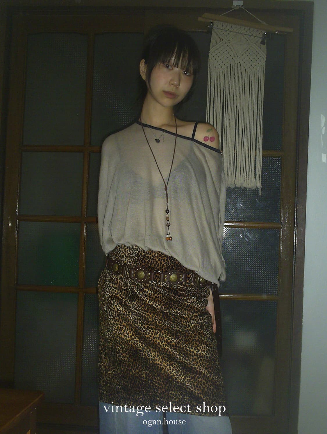 vintage batwing knit top 상품이미지1