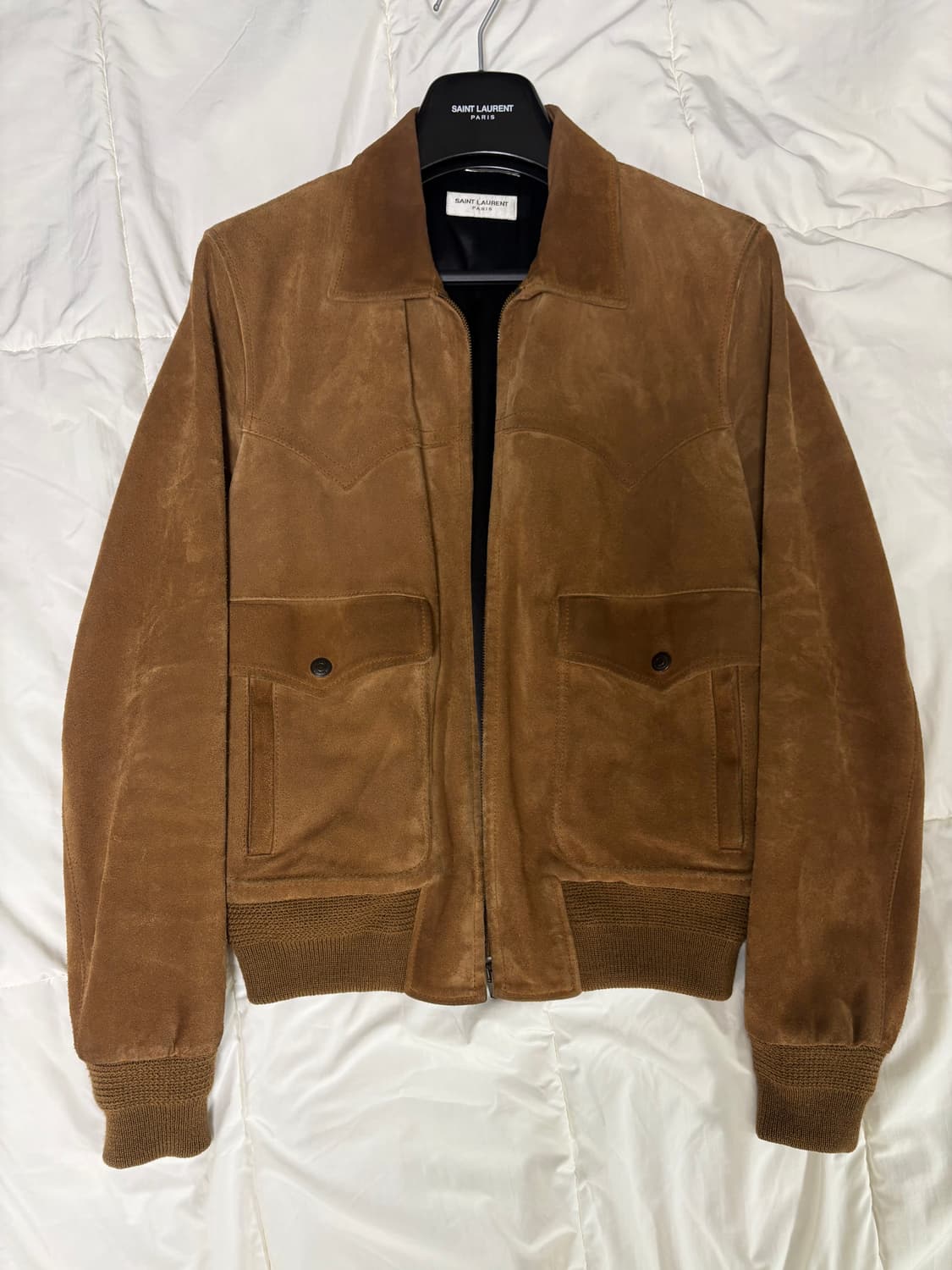 생로랑 스웨이드 자켓 50 상품이미지1