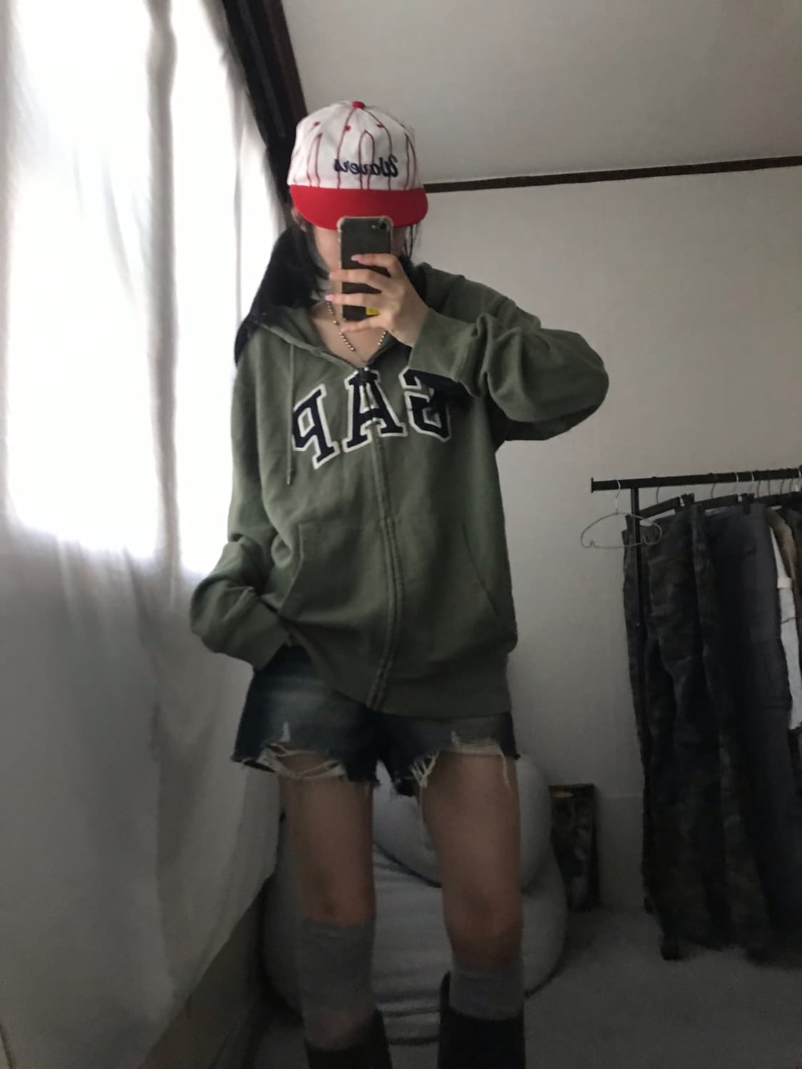 갭 카키 후드집업 상품이미지6