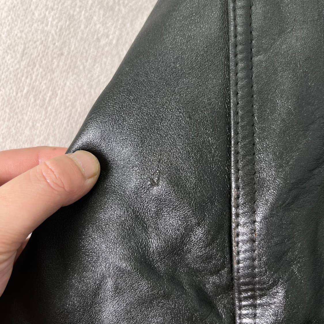 100 아메리칸 빈티지 90s 투웨이 퍼카라 가죽 자켓  상품이미지6