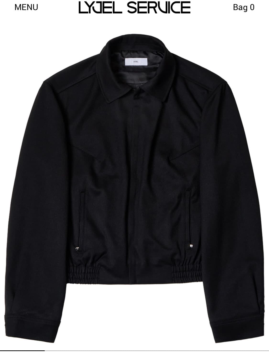 이젤서비스 슬릭 크롭 자켓 s 상품이미지2